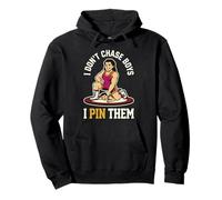 I Don't Chase Boys I Pin Them Girls Wrestling Sudadera con Capucha