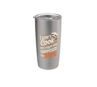 I Don't Cook But I Know How It's Supposed To Taste Vaso térmico de acero inoxidable de doble pared