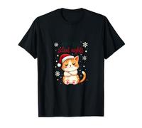 I Don't Do Silent Nights - Funny Christmas Cat Camiseta