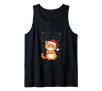 I Don't Do Silent Nights - Funny Christmas Cat Camiseta sin Mangas