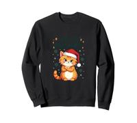 I Don't Do Silent Nights - Funny Christmas Cat Sudadera