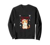I Don't Do Silent Nights - Funny Christmas Cat Sudadera
