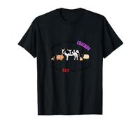 I Don't Eat My Friends -Animal Vegano Vegetariano Paz Mundial Camiseta