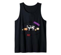 I Don't Eat My Friends -Animal Vegano Vegetariano Paz Mundial Camiseta sin Mangas