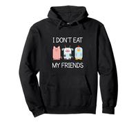 I Don't Eat My Friends -Animal Vegano Vegetariano Paz Mundial Sudadera con Capucha