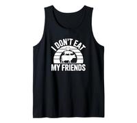 I Don't Eat My Friends - Vegano Divertido Camiseta sin Mangas