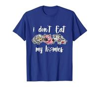 I Don't Eat My Homies - Vegan - Vegetarian - Organic Diet Camiseta, Hombre, Azul Real, S