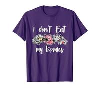 I Don't Eat My Homies - Vegan - Vegetarian - Organic Diet Camiseta, Hombre, Morado, M
