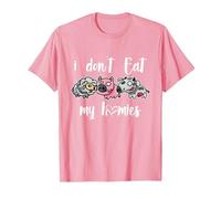 I Don't Eat My Homies - Vegan - Vegetarian - Organic Diet Camiseta, Hombre, Rosado, M