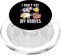 I Don't Eat My Homies Vegano Vegetariano Animal Love PopSockets PopGrip para MagSafe