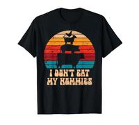 I Don't Eat My Hommies Camiseta gráfica económica, Hombre, Negro, S