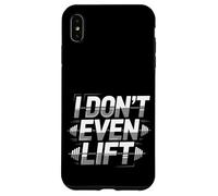 I Don't Even Lift Ejercicio de omisión anti-gimnasio - Carcasa para iPhone XS Max