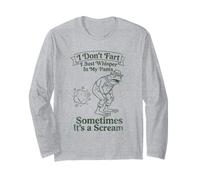 I Don't Fart I Just Whisper In My Pants Frog Humor Mujer Manga Larga