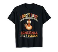 I Don't Fart I Just Whisper in My Pants Funny Chicken Camiseta