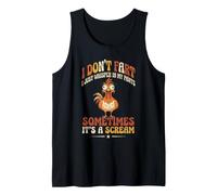 I Don't Fart I Just Whisper in My Pants Funny Chicken Camiseta sin Mangas