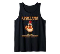 I Don't Fart I Just Whisper in My Pants Funny Chicken Camiseta sin Mangas
