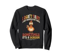 I Don't Fart I Just Whisper in My Pants Funny Chicken Sudadera