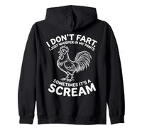 I Dont Fart Whisper In My Pants Gallo Flatulencia Sudadera con Capucha