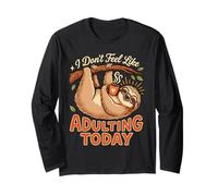 I Don't Feel Like Adulting Today Tired Mood Exhausted Manga Larga