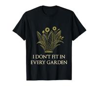 I Don't Fit In Every Garden Botanical Wildflower Flower Camiseta