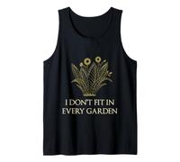 I Don't Fit In Every Garden Botanical Wildflower Flower Camiseta sin Mangas