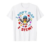 I Don't Flap, I Stim. Divertido pato de concienciación sobre el autismo Camiseta