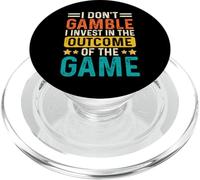 I Don't Gamble I Invest The Outcome of The Game PopSockets PopGrip para MagSafe