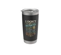 I Don't Get Distracted I Go On Side Quests Vaso térmico de acero inoxidable de doble pared