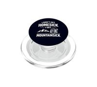 I Don't Get Homesick I Get Mountainsick Divertido Juego de Palabras de Senderismo PopSockets PopGrip para MagSafe