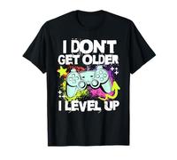 I Dont Get Older I Level Up Gamer Cumpleaños Camiseta