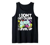 I Dont Get Older I Level Up Gamer Cumpleaños Camiseta sin Mangas