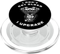 I Don't Get Older I Upgrade - Motorcycle Engine Graphic PopSockets PopGrip para MagSafe
