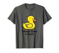 I Don't Give a Duck, Cool Yellow Duck Illustration Graphic Camiseta