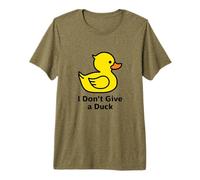 I Don't Give a Duck, Cool Yellow Duck Illustration Graphic Camiseta Premium