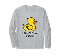 I Don't Give a Duck, Cool Yellow Duck Illustration Graphic Manga Larga