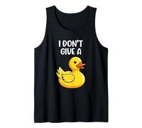 I Don't Give a Duck Funny Silly Sarcastic Viral Duck Meme Camiseta sin Mangas