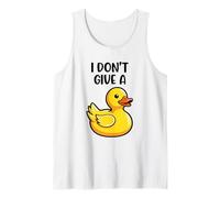 I Don't Give a Duck Funny Silly Sarcastic Viral Duck Meme Camiseta sin Mangas