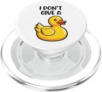 I Don't Give a Duck Funny Silly Sarcastic Viral Duck Meme PopSockets PopGrip para MagSafe