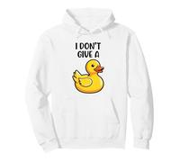 I Don't Give a Duck Funny Silly Sarcastic Viral Duck Meme Sudadera con Capucha