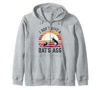 I Don't Give a Rat's Ass Funny Adult Joke Hombres Mujeres Sudadera con Capucha