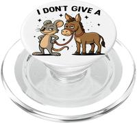 I Don't Give a Rats Ass Mouse Burro Divertido Sarcástico PopSockets PopGrip para MagSafe