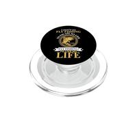 I Don't Go Fly Fishing To Escape My Life Fisher Fisherman PopSockets PopGrip para MagSafe