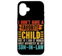 I Don't Have A Favorite Child Yon-In-Law Suegra Retro Carcasa para iPhone 16