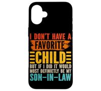 I Don't Have A Favorite Child Yon-In-Law Suegra Retro Carcasa para iPhone 16 Plus