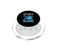 I Don't Have To Outswim The Shark Scuba Dive Diver Diving PopSockets PopGrip para MagSafe