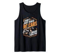 I Don't Just Race RC Cars I Crash Them Too Funny RC Racing Camiseta sin Mangas
