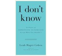 I Dont Know (ebook)