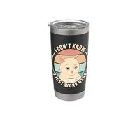 I Don't Know I Just Work Here Vaso térmico de acero inoxidable de doble pared