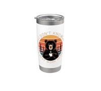I Don't Know I Just Work Here Vaso térmico de acero inoxidable de doble pared