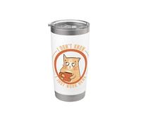 I Don't Know I Just Work Here Vaso térmico de acero inoxidable de doble pared